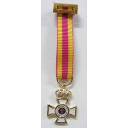 MINIATURA CONSTANCIA BRONCE