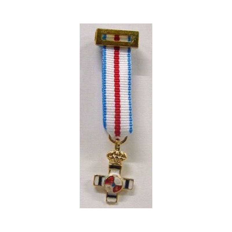 MINIATURA MERITO MILITAR DISTINTIVO AZUL