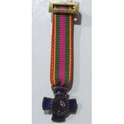 MINIATURA DEDICACION POLICIA 20 AÑOS