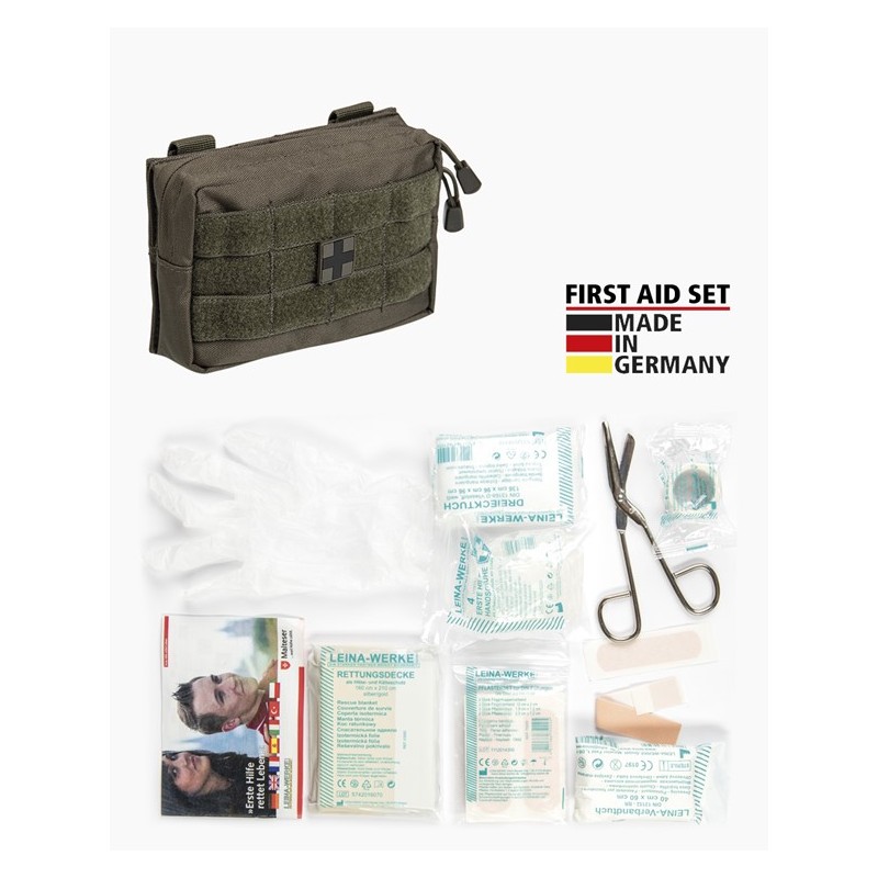 BOTIQUIN 1º AUXILIOS MOLLE VERDE MILITAR