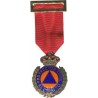 MEDALLA PROTECCION CIVIL ROJO BRONCE