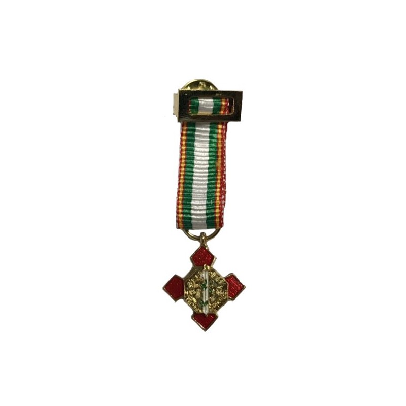 MINIATURA MERITO POLICIAL DISTINTIVO ROJO