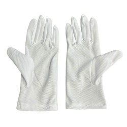 GUANTES BLANCOS CON AGARRE...
