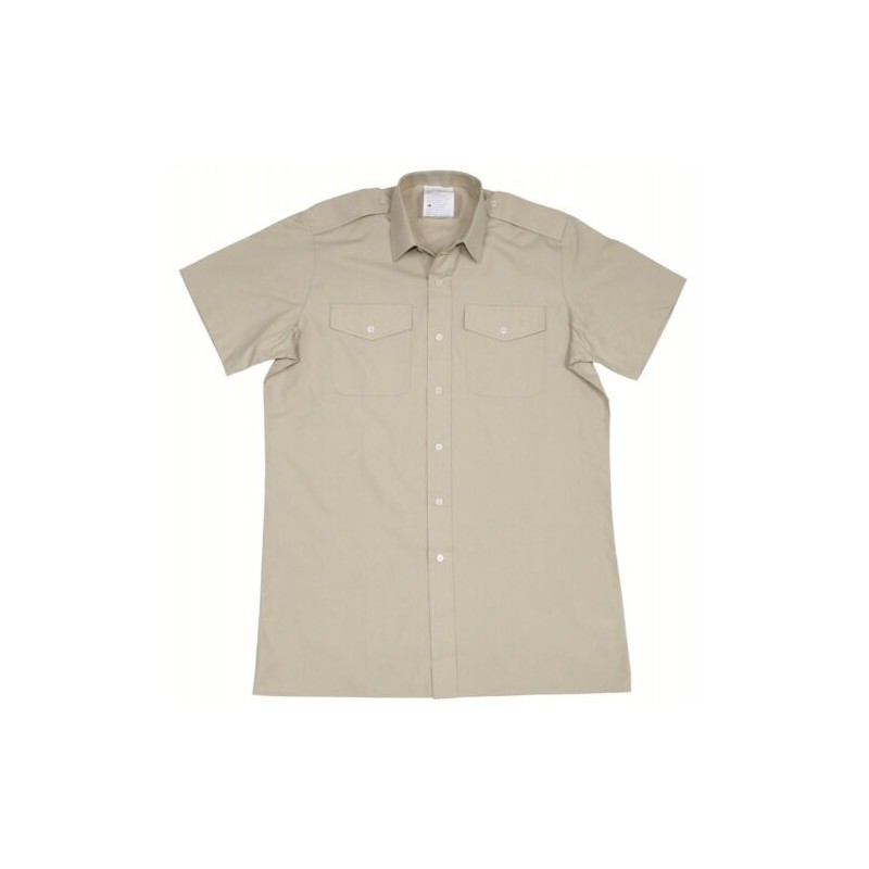 CAMISA CAQUI MANGA CORTA