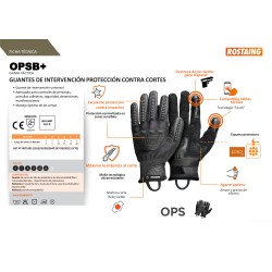 GUANTES ROSTAING OPS+ ANTICORTE