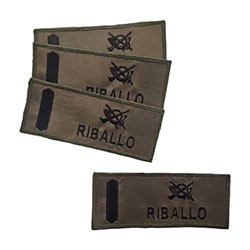 PACK CINTAS BORDADAS VERDES...