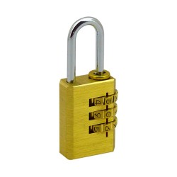 CANDADO 3 COMBINACIONES 21MM