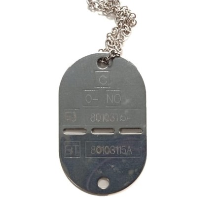 CHAPA IDENTIFICACION CON GRABACION