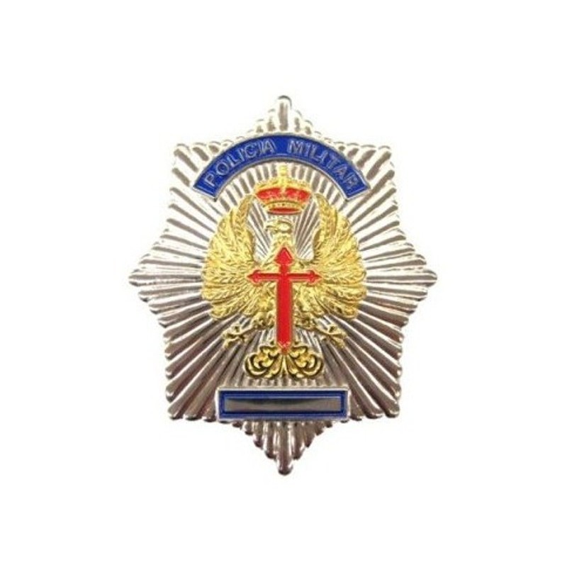 PLACA PECHO POLICIA MILITAR METALICA