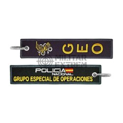 LLAVEROS BORDADOS POLICIA Y...