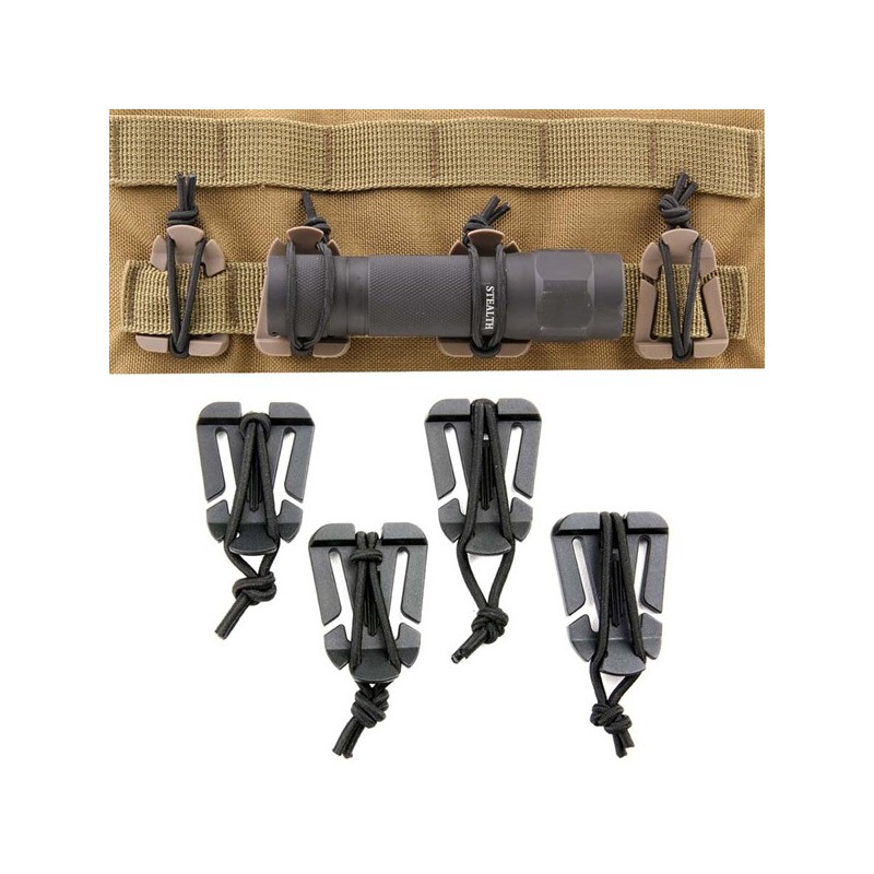 MOSQUETON MOLLE PACK 5 UNIDADES