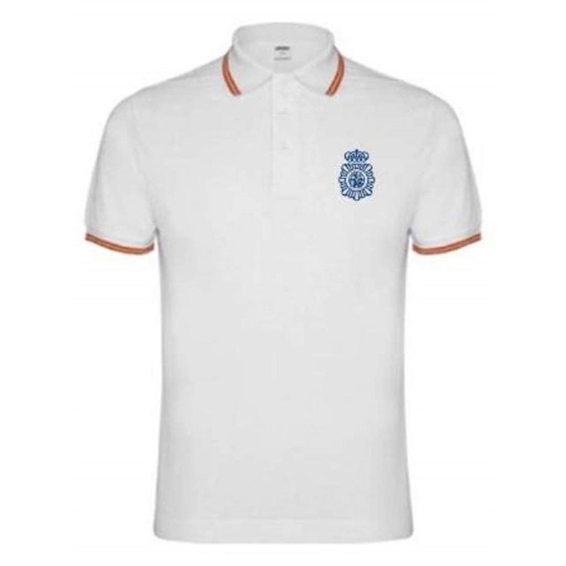 POLOS POLICIA NACIONAL BLANCO