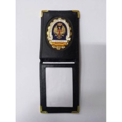 CARTERA PIEL + PLACA