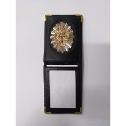 CARTERA PIEL + PLACA