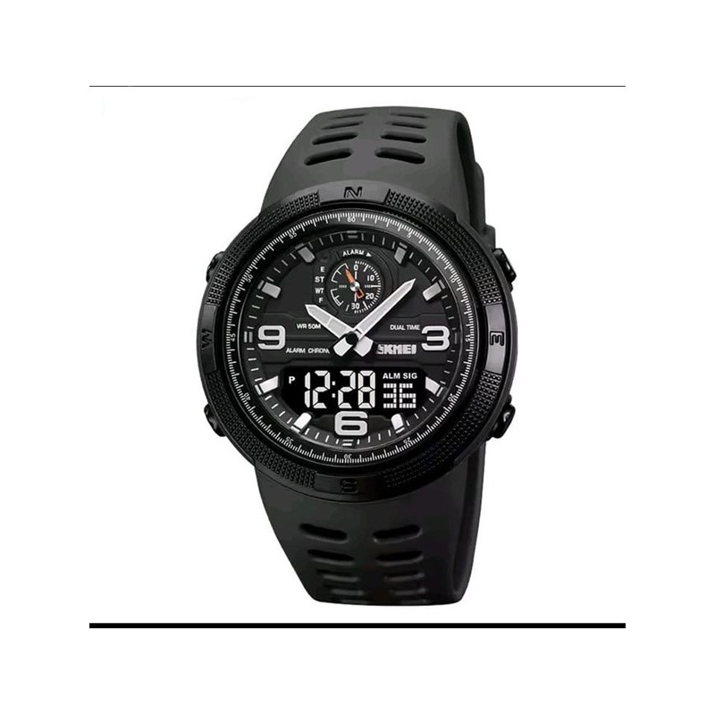 RELOJ ANALOGICO NEGRO