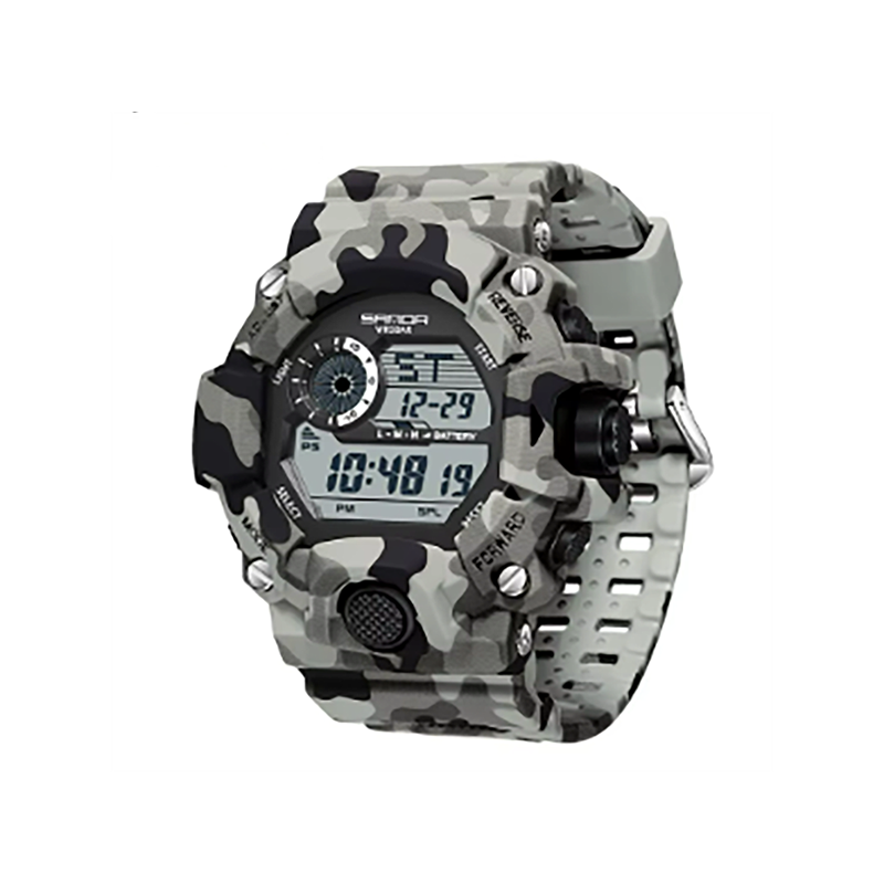 RELOJ DIGITAL GRIS CAMUFLAJE