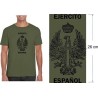 CAMISETA 100% ALGODON EJERCITO DE TIERRA VERDE