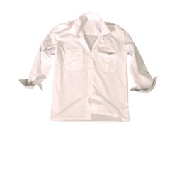 CAMISA BLANCA MANGA LARGA