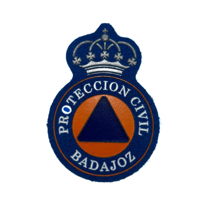 PARCHE PECHO PVC PROTECCION CIVIL BADAJOZ