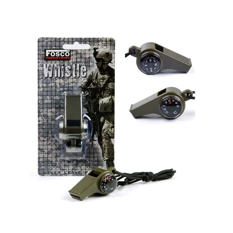 SILBATO MILITAR 3 EN 1